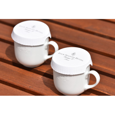 Papierové krytky - viečka na poháre, Ø 74mm