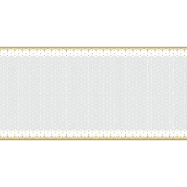 Vianočná štóla na stôl Vivien, zlato-strieborná ,0,4x24m