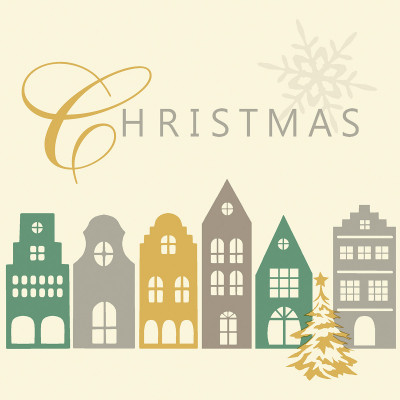 Vianočné servítky Julika, netkaná textília, 40x40cm