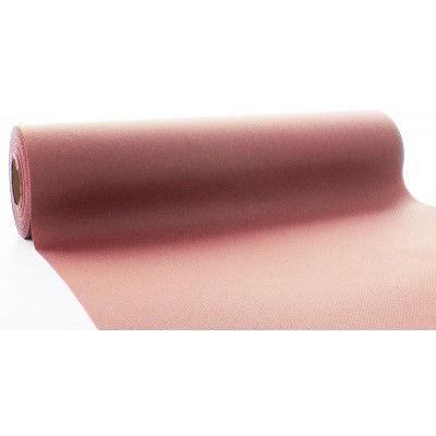 Pastelový behúň na stôl Tonja, 0,4x24m, netkaná textília, antik rosé