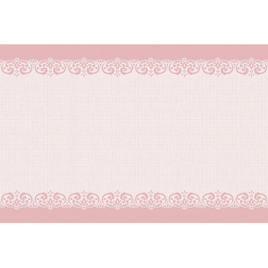 Slávnostný behúň na stôl Janina, pastelovo ružový, 0,4mx24m, netkaná textília