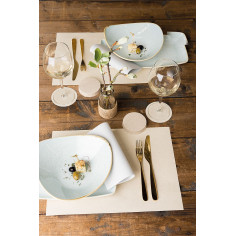 Ekologické prestieranie pod taniere z trávového papiera, 30x40cm