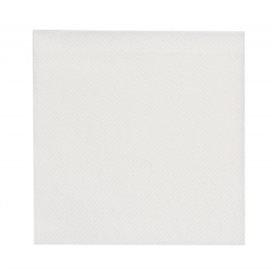 Koktailové servítky z netkanej textílie, biele, 24x24cm