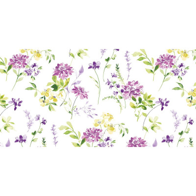 Kvetovaný behúň na stôl Esther, 0,4mx24m, netkaná textília