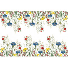 Luxusný kvetovaný behúň na stôl Edith, 0,4mx24m, netkaná textília