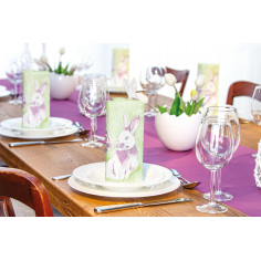 Veľkonočné servítky z netkanej textílie Lilly a Lenny, 40x40cm