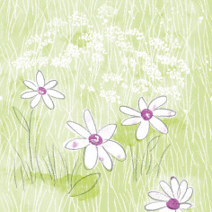 Veľkonočné servítky z netkanej textílie Lilly a Lenny, 40x40cm 2