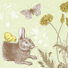 Veľkonočné servítky z netkanej textílie Peter, 40x40cm 2