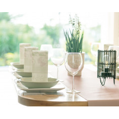 Servítky na svadbu / oslavu Astrid s motýlikmi, 40x40cm, netkaná textília 2