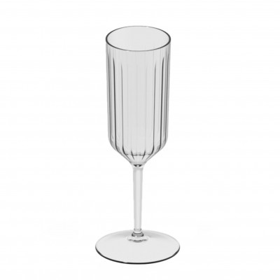 Nerozbitné plastové poháre Kaleido na šampanské, 270ml