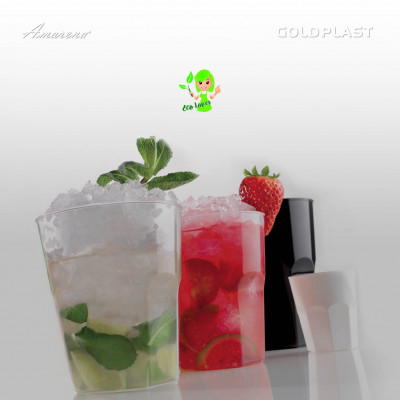 Koktailový plastový pohár ROX 250ml, nerozbitný, biely