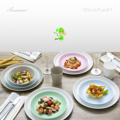 Nerozbitný plastový pohár Conico 330ml, ružový, extra pevný 2