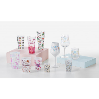 Nerozbitné plastové poháre s vlastnou potlačou, 120ml