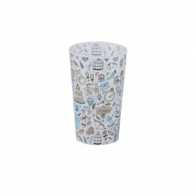 Nerozbitné plastové poháre s vlastnou potlačou, 180ml