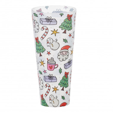 Nerozbitné plastové poháre s vlastnou potlačou, 600ml