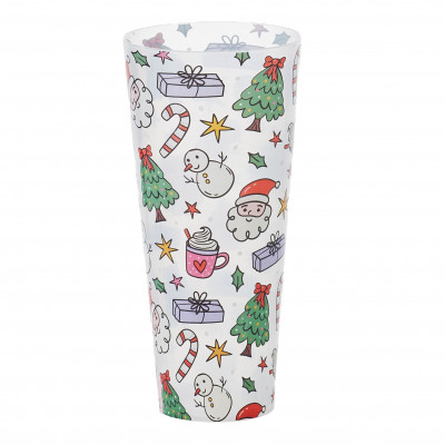 Nerozbitné plastové poháre s vlastnou potlačou, 600ml