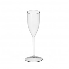 Plastové poháre na sekt, prosecco, 110ml, transparentné
