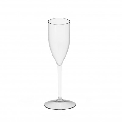 Plastové poháre na sekt, prosecco, 110ml, transparentné
