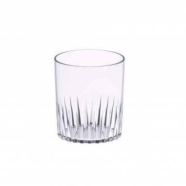Nerozbitné plastové poháre Torino DOF na koňak, whisky, 400ml