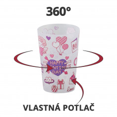 Nerozbitné plastové poháre s vlastnou potlačou, 280ml