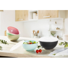 Plastový vrchnák na nerozbitné plastové misky s objemom 3,35l 2