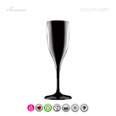 Nerozbitné plastové poháre na sekt, prosecco s...