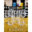 Luxusné nerozbitné poháre a chladič na fľaše, set Kaleido