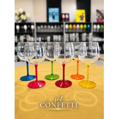 Luxusné nerozbitné poháre Gin&Tonic, set Confetti