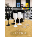 Luxusné nerozbitné poháre a chladič na fľaše, set Prestige